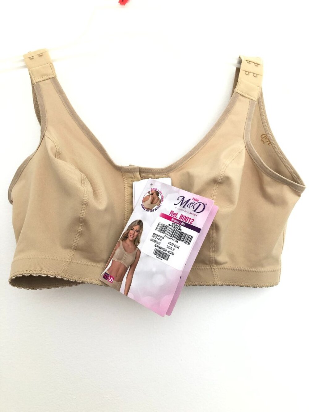 Fajas M & D B0012 Brasier Bra Beige Size M